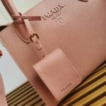 Pink Prada Monochrome Mini Bag Fake Version - Image 9