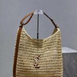 YSL fiber woven bag