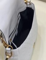Top Quality Knockoff Fendi Large Baguette Bag In White FF - Image 7