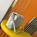 Fake Saint Laurent LouLou Toy Strap Bag White - Image 3