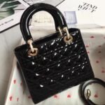Dior Lady Dior Medium Bag Knockoff in Black - Image 6