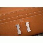 Brown replica Hermes Constance wallet - Image 2