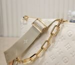Louis Vuitton Coussin PM Bag In Cream With Jacquard Strap - Image 8