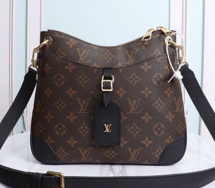 C6A7A7C5-0D09-3474-E30B-84D3D083AA0F.jpg Louis Vuitton Monogram Canvas Odeon PM Bag In Black - Image 1