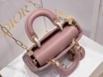 Dior Lady D-Joy Micro Bag Fake in Peony Pink Cannage Lambskin - Image 3