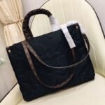 Louis Vuitton Econyl Regenerated Nylon Onthego GM Tote In Black