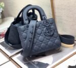 Dior Small Lady Dior My ABCDior Bag Replica in Blue - Image 4