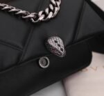 Fake Bvlgari Serpenti Cabochon Mini Bag Black Calfskin - Image 7