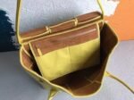 Top Quality Fake Bottega Veneta Arco Medium Bag In Yellow Intrecciato Leather - Image 10