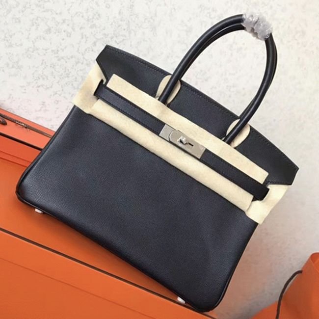 C7588A15-A9D7-B6B0-CDBC-A2508702E546.jpg AAA Replica Black Hermes Birkin 30cm Bag - Image 1
