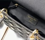 Dior Lady Dior Medium Bag Fake in Black Cannage Lambskin - Image 3