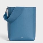 Top Quality Knockoff Celine Sangle Small Bucket Bag In Slate Blue Calfskin