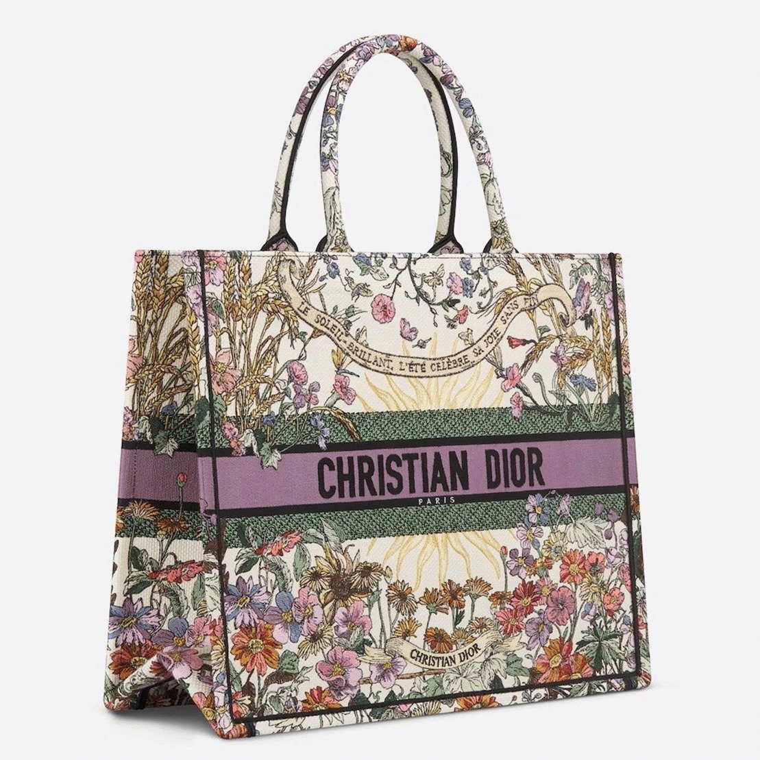 C7B9FD3A-607F-CCDA-0C27-5C85D90AC332.jpg Dior Large Book Tote Bag Replica in Dior 4 Saisons Été Soleil Embroidery - Image 1