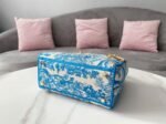 Dior Lady D-Lite Medium Bag Replica in Blue Toile de Jouy Canvas - Image 9