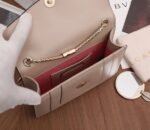 Fake Bvlgari Serpenti Forever Small Crossbody Bag Beige Leather - Image 7