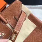 Gold Hermes Birkin 30cm High-End Designer Fake - Image 3
