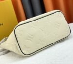 Louis Vuitton Monogram Empreinte Wild At Heart Neverfull MM Tote In Cream - Image 4