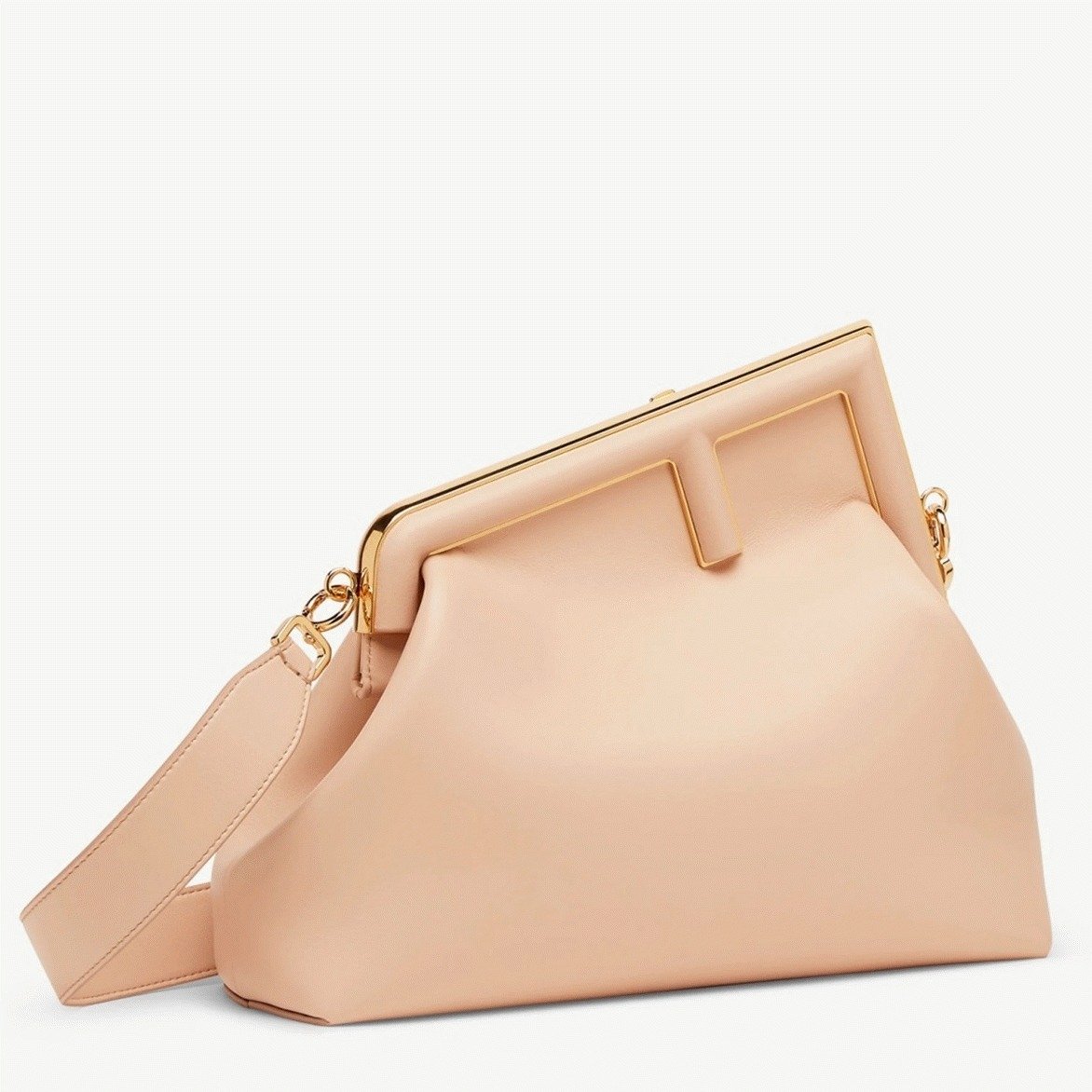 C8296F28-265B-94E1-4DEF-61974CBFD3EB.jpg Top Quality Fake Fendi First Small Bag In Pale Pink - Image 1