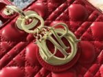 Dior Lady Dior Large Bag Replica in Red - Image 2