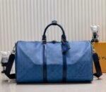 LV Keepall Bandouliere 50 In Navy River Blue