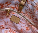 Louis Vuitton LV By The Pool Monogram Tiles Canvas Onthego PM Tote In Coral - Image 9