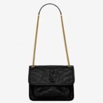 Replica Saint Laurent Niki Baby Chain Bag Black
