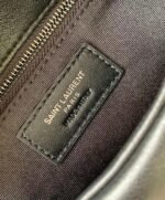 Yves Saint Laurent Loulou Puffer Small Quilted Leather Clutch In Black - Image 9