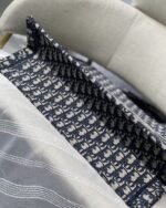 Dior Large Book Tote Bag Fake in Blue Dior Oblique Embroidery - Image 6