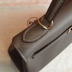 Etoupe Swift Copy Luxury Hermes Kelly Retourne 32cm Handbag - Image 3