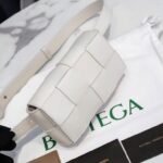 Replica Bottega Veneta Cassette Belt Bag White - Image 5