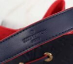 Louis Vuitton Monogram Empreinte NeoNoe MM Bag In Marine Rouge - Image 9