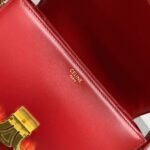 Top Quality Knockoff Celine Triomphe Teen Bag In Red - Image 13