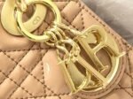 Dior Lady Dior Mini Chain Bag Fake in Nude - Image 9