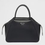 Prada Supernova Small Top Handle Bag Fake in Black