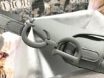 Dior Saddle Bag Faux in Grey Ultramatte Calfskin - Image 7
