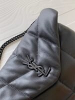 Yves Saint Laurent Loulou Puffer Small Quilted Leather Clutch In Black - Image 3