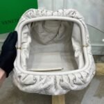 Replica Bottega Veneta Large Pouch Clutch Bag White - Image 6