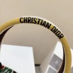 Dior Large Book Tote Bag Faux in Yellow Multicolor Dior Paisley Embroidery - Image 5