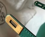 Hermes Kelly Mini II Bag Replica in Vert Vertigo - Image 5