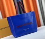 Louis Vuitton Other Leathers Shopper Cabas MM Tote In Blue - Image 2