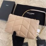 Replica Saint Laurent Puffer Toy Bag Beige Quilted Lambskin - Image 2