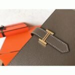 Taupe Epsom Fake Hermes Bearn Wallet - Image 2