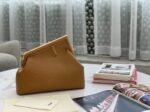 Top Quality Replica Fendi First Medium Bag In Brown Nappa Leather - Image 8