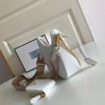 Prada Re-Edition 2005 Shoulder Bag Replica in White - Image 9