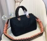 Louis Vuitton Econyl Regenerated Nylon Speedy Bandouliere 30 Handbag In Black - Image 3