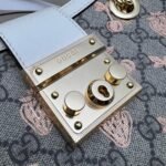 GG Padlock small berry tote bag - Image 6