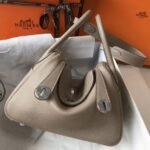 Knockoff Hermes Lindy bag 26cm in gris tourterelle