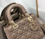 Dior Small Lady Dior My ABCDior Bag Fake in Warm Taupe - Image 10