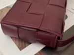 Top Quality Faux Bottega Veneta Cassette Bag In Bordeaux - Image 5