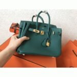 Budget-Friendly Malachite 25cm Hermes Birkin Imitation - Image 2